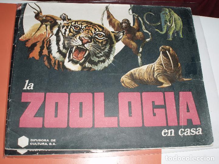 Colecionismo Caderneta: ALBUM ANIMALES LA ZOOLOGIA EN CASA