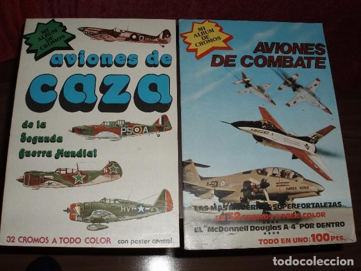 Collezionismo &Aacute;lbum: MI ALBUM DE CROMOS AVIONES DE CAZA Y AVIONES DE COMBATE,NUEVOS, COMPLETOS,2 ALBUNES