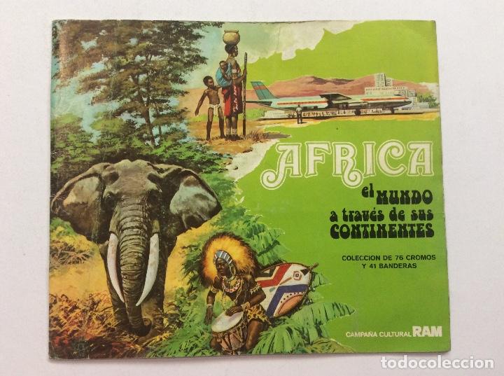 Collectionnisme Album: &Aacute;LBUM CROMOS AFRICA EL MUNDO A TRAVES DE SUS CONTINENTES COMPLETO + SOBRE VAC&Iacute;O + PARTICIPACI&Oacute;N