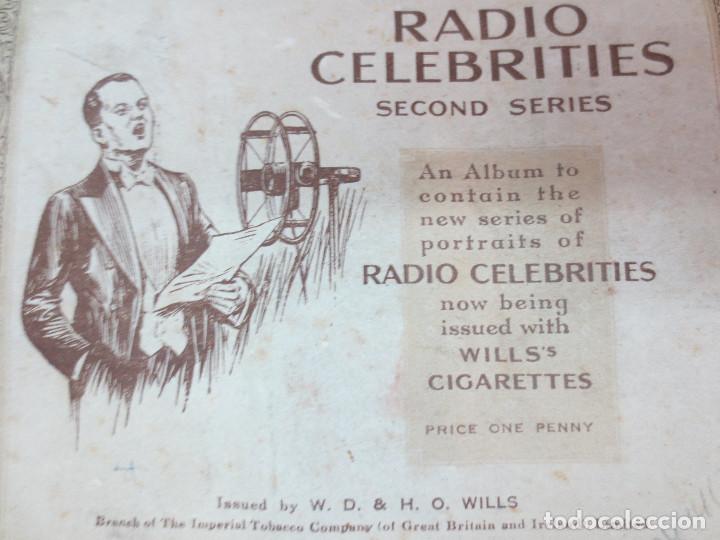 Collezionismo &Aacute;lbum: ALB&Uacute;M DE CROMOS RADIO CELEBRITIES COMPLETO