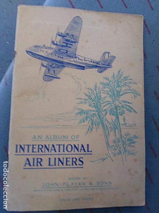 Sammeln Sammelalbum: album of international air liners john players