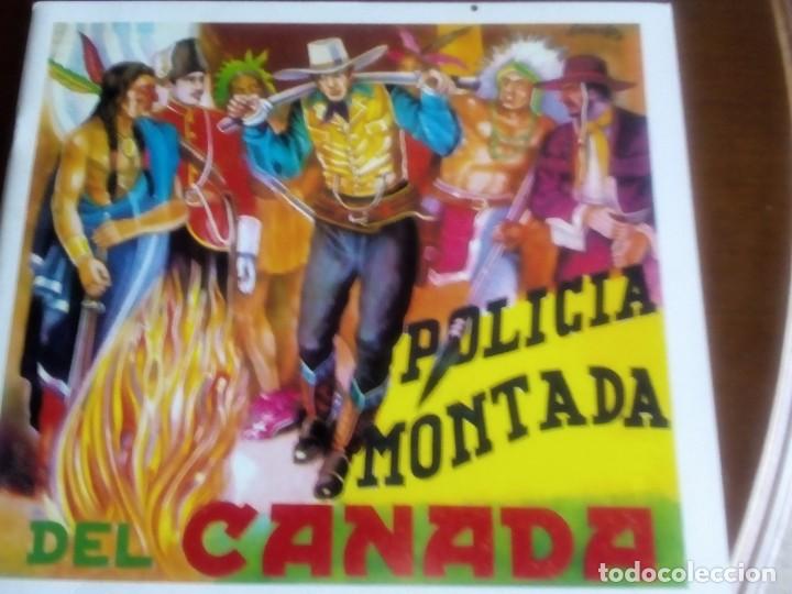 Coleccionismo &aacute;lbum: POLICIA MONTADA DEL CANADA  FACSIMIL CROMOS IMPRESOS - Foto 1