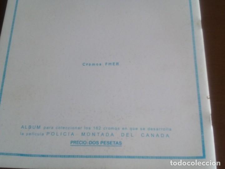 Coleccionismo &aacute;lbum: POLICIA MONTADA DEL CANADA  FACSIMIL CROMOS IMPRESOS - Foto 2