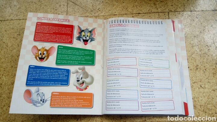 Coleccionismo &aacute;lbum: COLECCI&Oacute;N COMPLETA TOM Y JERRY, EL LIBRO DE LAS RECETAS DE HIPERCOR IMPECABLE - Foto 2