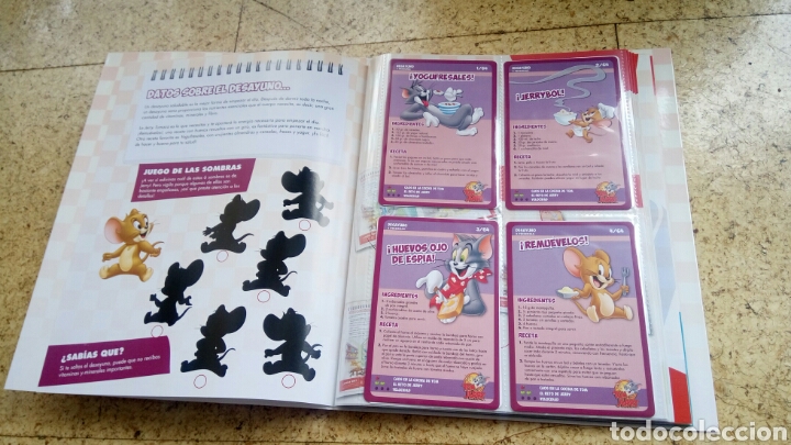 Coleccionismo &aacute;lbum: COLECCI&Oacute;N COMPLETA TOM Y JERRY, EL LIBRO DE LAS RECETAS DE HIPERCOR IMPECABLE - Foto 3