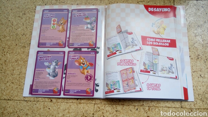 Coleccionismo &aacute;lbum: COLECCI&Oacute;N COMPLETA TOM Y JERRY, EL LIBRO DE LAS RECETAS DE HIPERCOR IMPECABLE - Foto 4