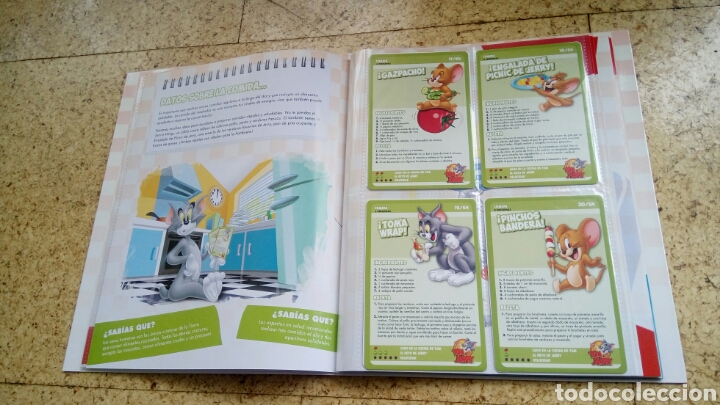 Coleccionismo &aacute;lbum: COLECCI&Oacute;N COMPLETA TOM Y JERRY, EL LIBRO DE LAS RECETAS DE HIPERCOR IMPECABLE - Foto 7