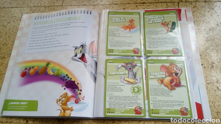 Coleccionismo &aacute;lbum: COLECCI&Oacute;N COMPLETA TOM Y JERRY, EL LIBRO DE LAS RECETAS DE HIPERCOR IMPECABLE - Foto 9