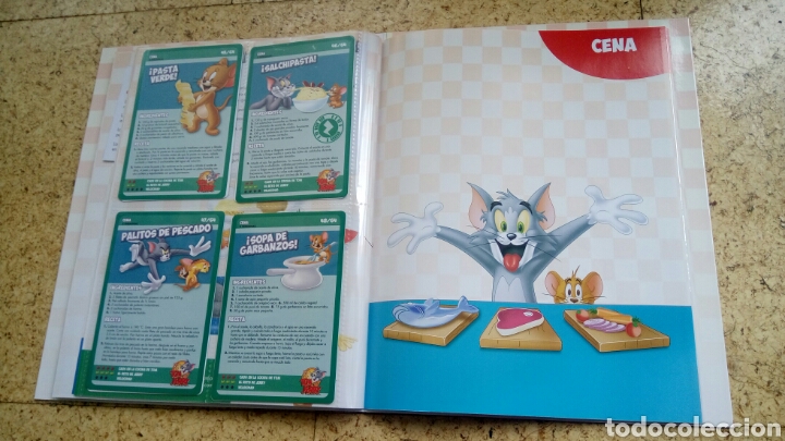 Coleccionismo &aacute;lbum: COLECCI&Oacute;N COMPLETA TOM Y JERRY, EL LIBRO DE LAS RECETAS DE HIPERCOR IMPECABLE - Foto 15
