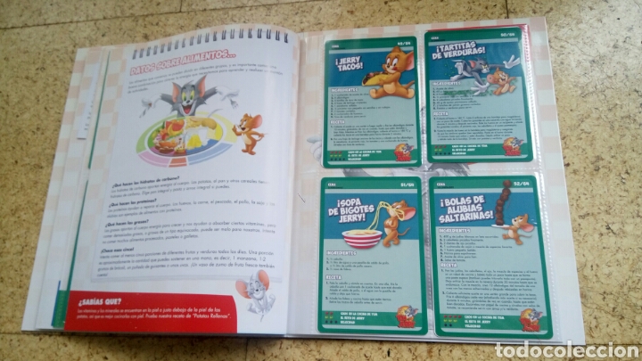 Coleccionismo &aacute;lbum: COLECCI&Oacute;N COMPLETA TOM Y JERRY, EL LIBRO DE LAS RECETAS DE HIPERCOR IMPECABLE - Foto 16