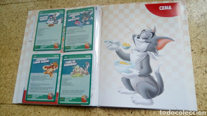 Coleccionismo &aacute;lbum: COLECCI&Oacute;N COMPLETA TOM Y JERRY, EL LIBRO DE LAS RECETAS DE HIPERCOR IMPECABLE - Foto 17