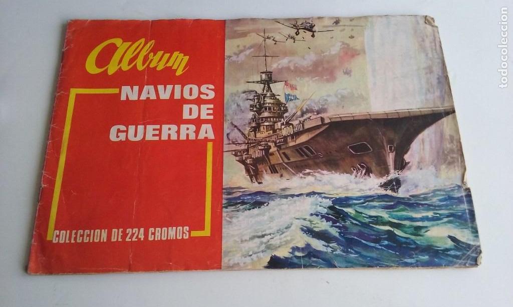 Collezionismo &Aacute;lbum: ALBUMDE CROMOS/NAVIOS DE GUERRA/A FALTA DE 3 CROMOS.
