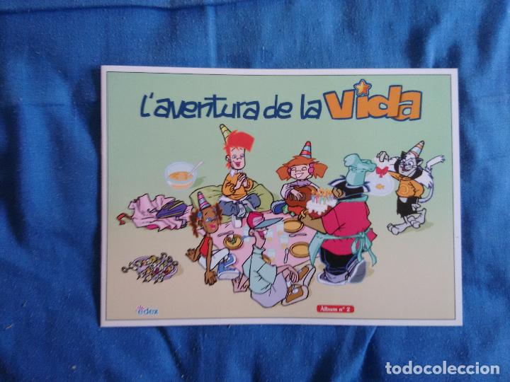 Sammeln Sammelalbum: &Aacute;LBUM N&ordm; 2 L'AVENTURA DE LA VIDA COMPLETO (EN CATAL&Aacute;N), CON TODOS LOS CROMOS SIN PEGAR.