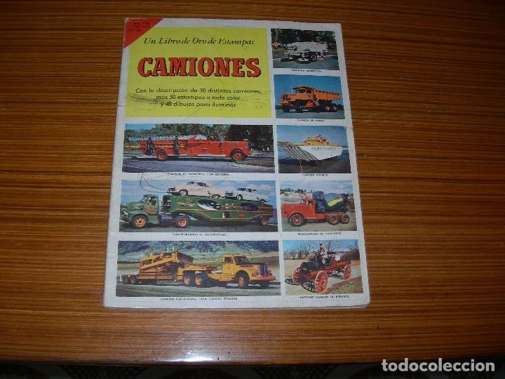 Collectionnisme Album: LIBRO DE ORO DE ESTAMPAS N&ordm; 38   CAMIONES   48  CROMOS COMPLETO EDITA NOVARO
