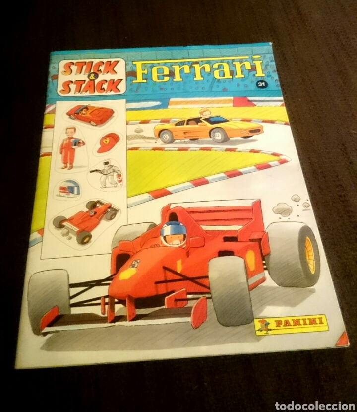 Coleccionismo &aacute;lbum: STICK & STACK - FERRARI. PANINI ALBUM PEGATINAS - Foto 1