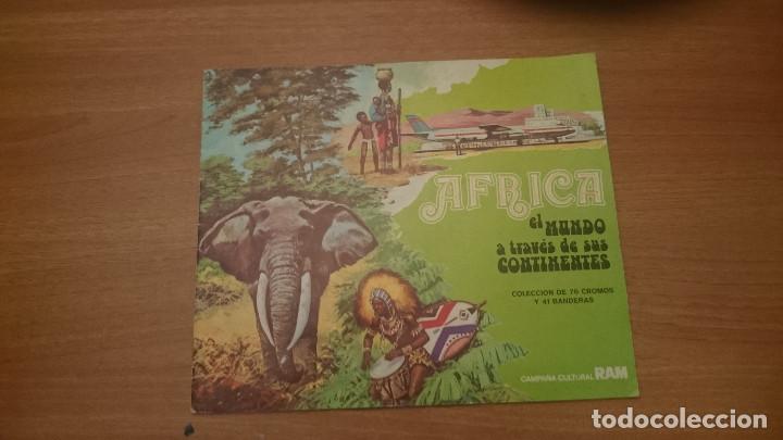 Colecionismo Caderneta: ALBUN -AFRICA EL MUNDO A TRAVES DE SUS CONTINENTES