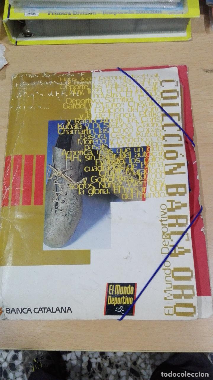 Collectable Albums: ALBUM ARCHIVADOR COMPLETO DE COLECCION BARCA DE ORO DEL MUNDO DEPORTIVO
