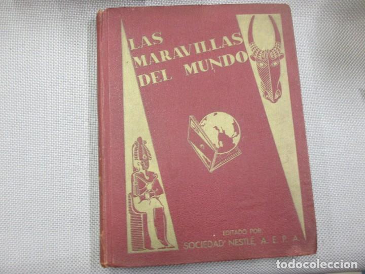 Collectionnisme Album: ALBUM LAS MARAVILLAS DEL MUNDO, FALTA 1 (479 DE 480 CROMOS) (40 SERIES ) 27cm + INFO
