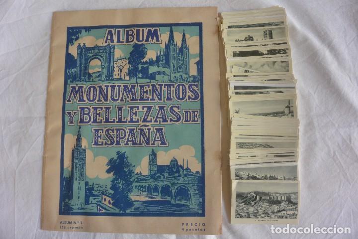 Collezionismo &Aacute;lbum: ALBUM CROMOS PLANCHA MONUMENTOS Y BELLEZAS DE ESPA&Ntilde;A CON CROMOS SIN PEGAR