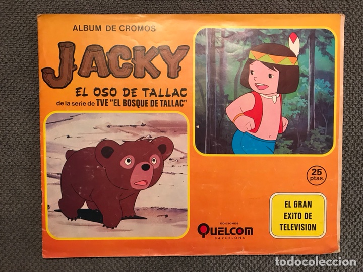 Collezionismo &Aacute;lbum: JACKY (El oso de Tallac) &Aacute;lbum de Cromos COMPLETO. Edici&oacute;n a&ntilde;o 1978