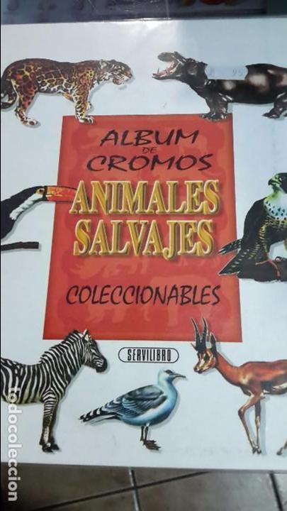 Collezionismo &Aacute;lbum: ALBUM CROMOS ANIMALES SALVVAJES COMPLETO