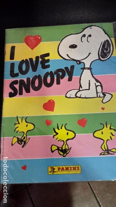 Coleccionismo &Aacute;lbum: ALBUM CROMOS I love snoopy