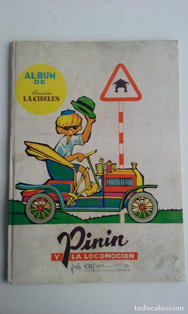 Collectionnisme Album: ALBUM DE CROMOS CHOCOLATES LA CIBELES-ALFONSO/PININ Y LA LOCOMOCION/INCOMPLETO.