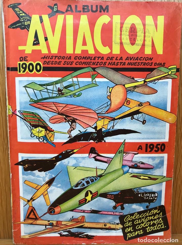 Collezionismo &Aacute;lbum: &Aacute;lbum Aviaci&oacute;n de 1900 a 1950 - Ediciones Cliper - A&ntilde;o 1950 - Completo y muy buena conservaci&oacute;n