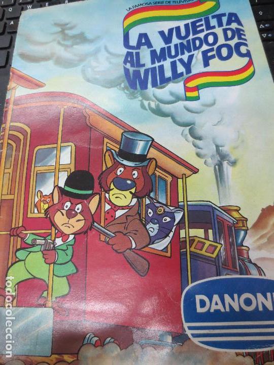 Collectionnisme Album: ALB&Uacute;M DE CROMOS LA VUELTA AL MUNDO WILLY FOC EDIT DANONE 96 CROMOS COMPLETO