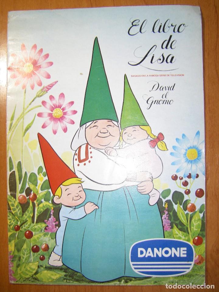 Coleccionismo &aacute;lbum: El libro de Lisa. David el gnomo. Danone Completo - Foto 2