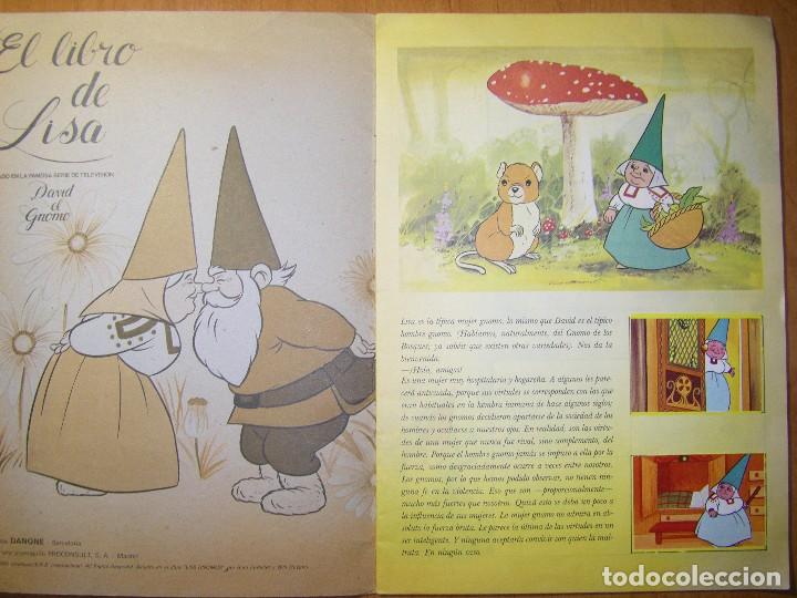 Coleccionismo &aacute;lbum: El libro de Lisa. David el gnomo. Danone Completo - Foto 6