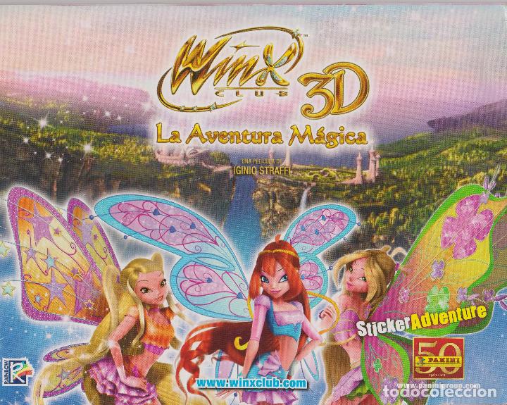 Collectable Albums: PANINI -- WINX CLUB 3D-- LA AVENTURA M&Aacute;GICA