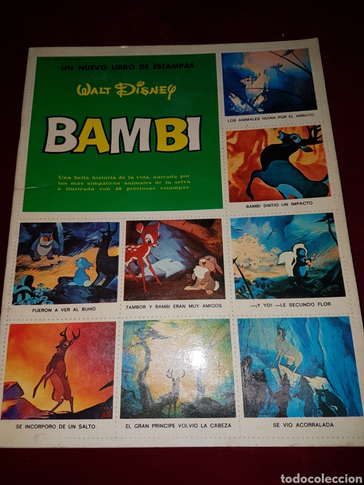 Coleccionismo &aacute;lbum: Album cromos bambi - Foto 1