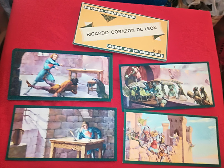 Coleccionismo &aacute;lbum: CROMOS CULTURALES RICARDO CORAZON DE LEON - COMPLETA. - Foto 1