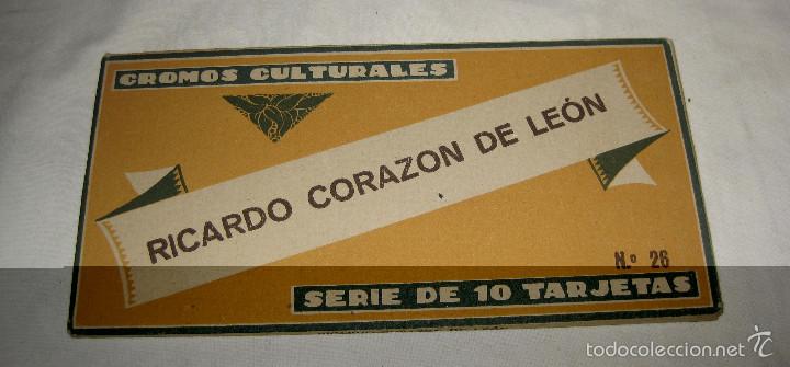 Coleccionismo &aacute;lbum: CROMOS CULTURALES RICARDO CORAZON DE LEON - COMPLETA. - Foto 2