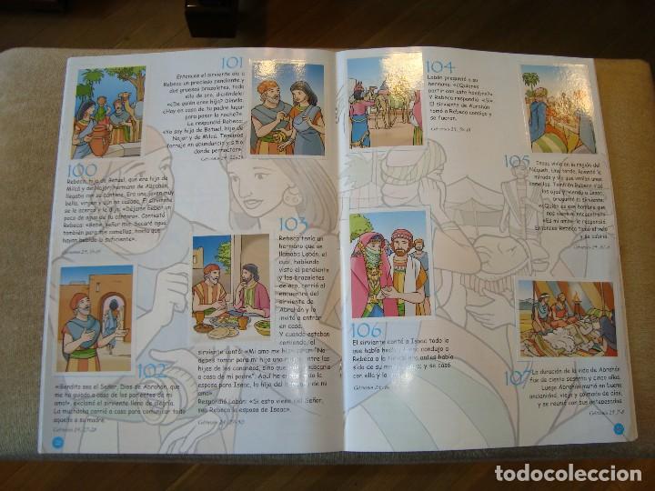 Colecionismo Caderneta: Album La Biblia para los j&oacute;venes. G&eacute;nesis. A&ntilde;o 2005 Editorial el Sembrador. Completo