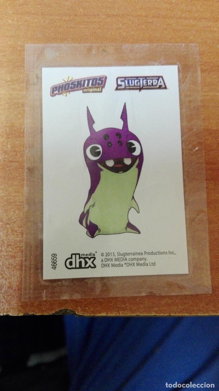 Sammeln Sammelalbum: CROMO PEGATINA DE PHOSKITOS ( SLUGTERRA ) NUEVO SIN ABRIR