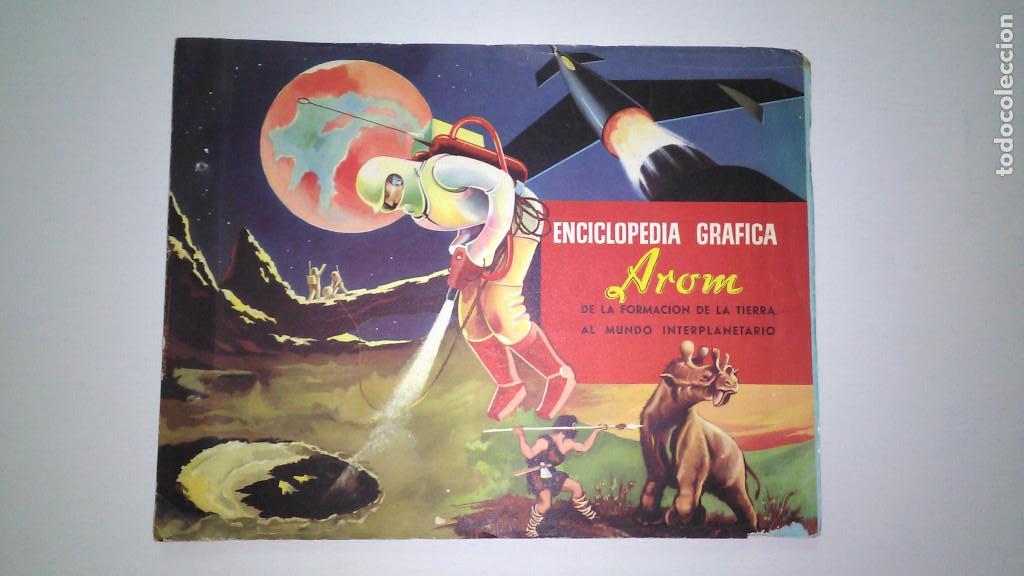 Collezionismo &Aacute;lbum: * ALBUM COMPLETO CROMOS ENCICLOPEDIA GRAFICA AROM * HISPANO AMERICANA (a&ntilde;os 50) *