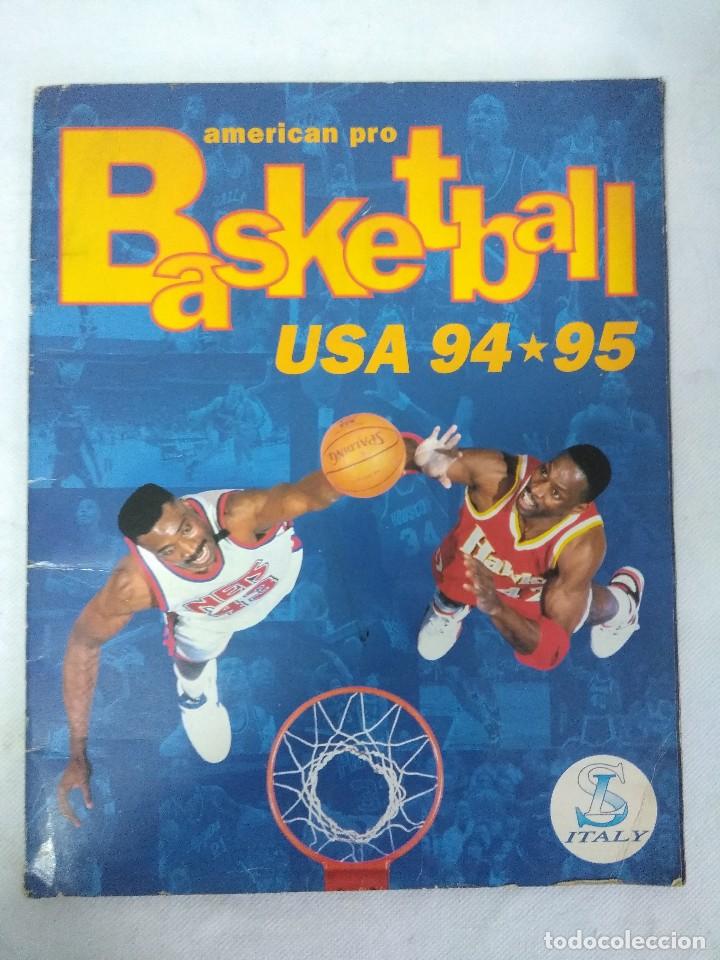 Colecionismo Caderneta: ALBUM DE CROMOS/AMERICAN PRO BASKETBALL USA 94/95.INCOMPLETO.