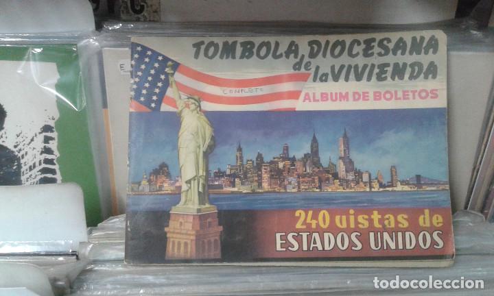 Collezionismo &Aacute;lbum: ALBUM DE CROMOS CON 240 VISTAS DE USA TOMBOLA DIOCESANA DE LA VIVIENDA-COMPLETO,