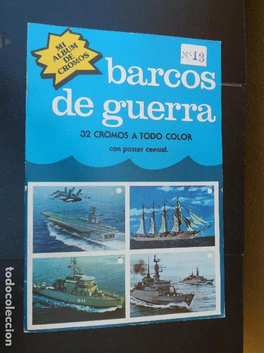 Collezionismo &Aacute;lbum: &Aacute;LBUM DE CROMOS COMPLETO  BARCOS GUERRA. 32 CROMOS  1979. EDITORIAL NUEVA SITUACION