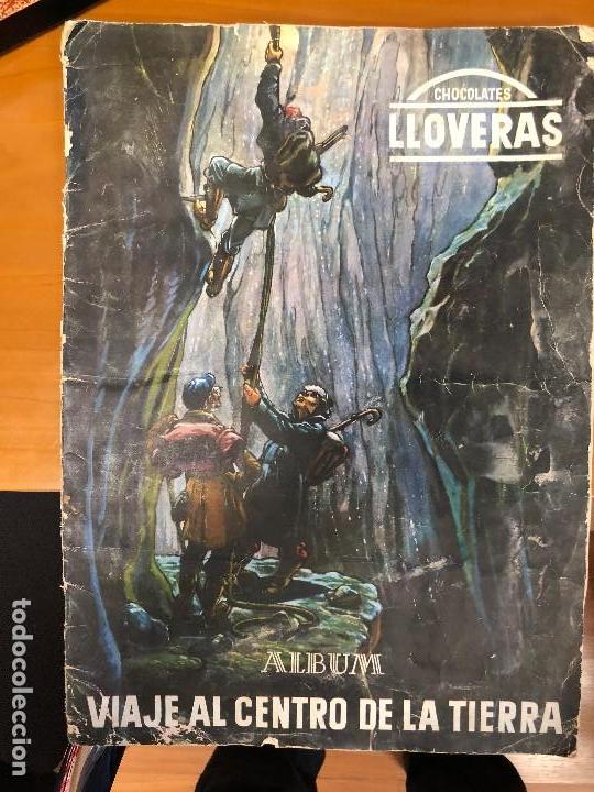 Collezionismo &Aacute;lbum: viaje al centro de la tierra chocolates lloveras completo