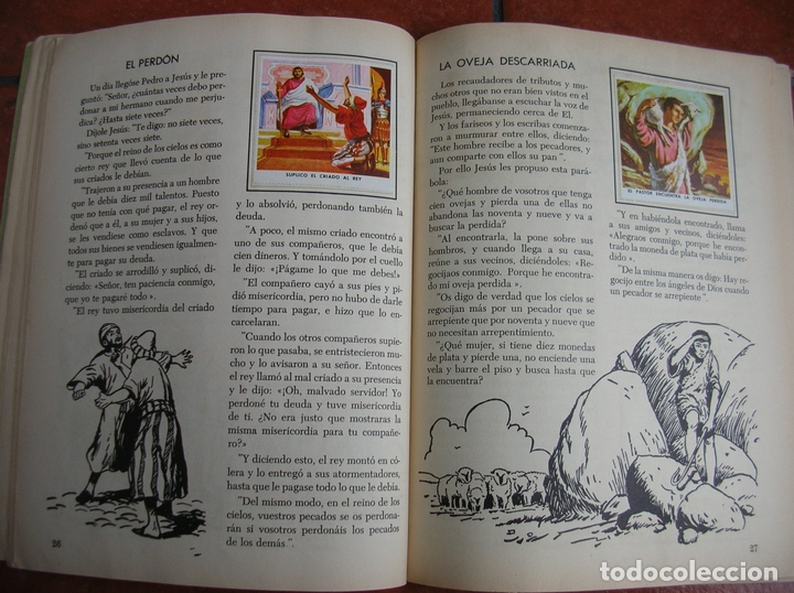 Coleccionismo &aacute;lbum: UN LIBRO DE ORO DE ESTAMPAS VIDA DE JESUS - Foto 2