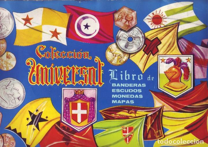 Collectionnisme Album: ALES - COLECCION UNIVERSAL DE BANDERAS, ESCUDOS, MONEDAS Y MAPAS - ALBUM COMPLETO