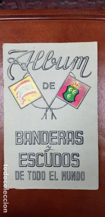 Coleccionismo &Aacute;lbum: ALBUM DE BANDERAS Y ESCUDOS DE TODO EL MUNDO DE FHER A&Ntilde;OS 40 COMPLETO, BUEN ESTADO