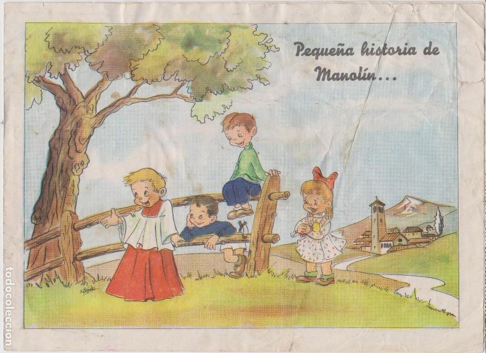 Colecionismo Caderneta: PEQUE&Ntilde;A HISTORIA DE MANOL&Iacute;N ALBUM COMPLETO (2 P&Aacute;GINAS) A&Ntilde;OS 60 ANEL GRANADA