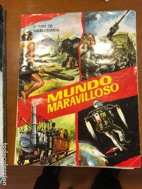 Collectable Albums: mundo maravilloso buen estado contraportada club amigos del gorriaga chocolates