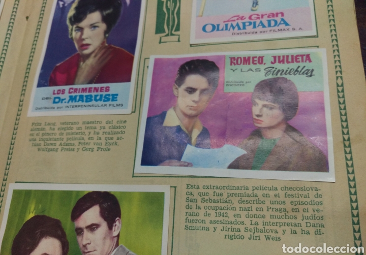 Coleccionismo &aacute;lbum: CINE 1962 COMPLETO - Foto 7