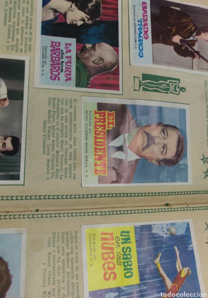 Coleccionismo &aacute;lbum: CINE 1962 COMPLETO - Foto 8