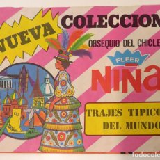 Coleccionismo Álbum: ALBUM 1976 TRAJES TIPICOS DEL MUNDO. CHICLE FLEER. COMPLETO. BUEN ESTADO